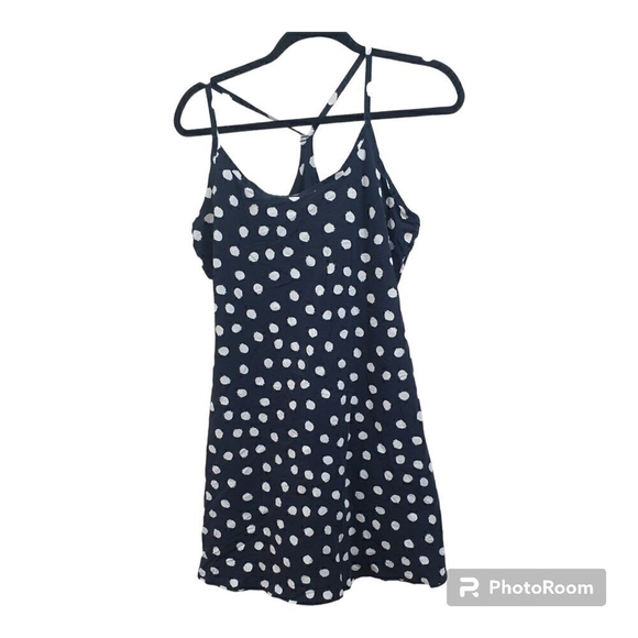 Black and white polka dot Outdoor Voices dress. Size L - Picture 6 of 14